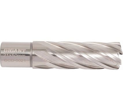 Сверло корончатое HSS, L=50 мм, d=21 мм Gigant GCD-5021