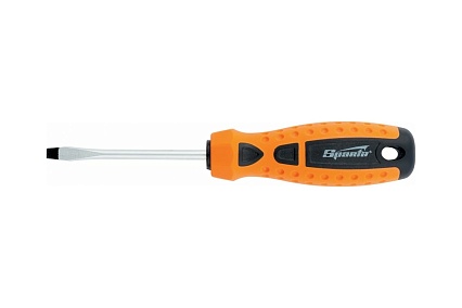 Отвертка SL6.0х100мм, CrV, 2-х компонентная рукоятка Sparta Point 11768