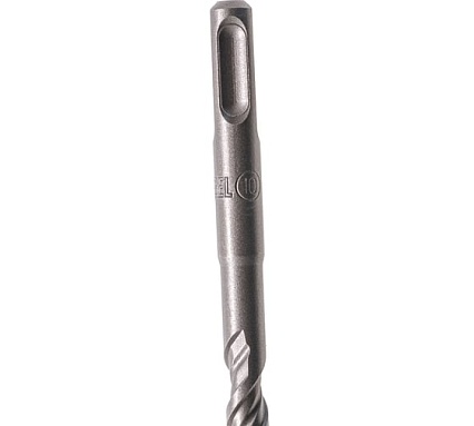Бур по бетону, двойная спираль, Cobalt W-tip (10x160 мм; SDS PLUS) Denzel 705016