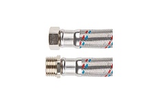 Подводка гибкая AV Engineering SUS, гайка 1 - штуцер 1 40см AVE20740