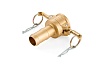 Камлок латунный TITAN LOCK тип С, розетка с хвостовиком 2 1/2" TL250CBR