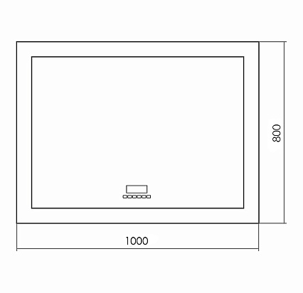 Зеркало Silver Mirrors Norma neo LED-00002495 100x80 см с подсветкой, антипар, bluetooth, радио