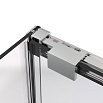 Душевой уголок Vincea Стелла (Stella) VSR-1ST8011CLG 110x80 брашированное золото, стекло прозрачное