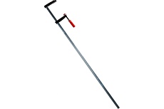 Струбцина BESSEY из ковкого чугуна 1500/120, усилие 5.5 кН, с деревянной рукояткой BE-TP150S12BE