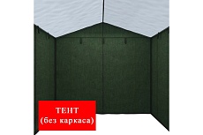 Тент палатки сварщика «домик» 2x2x2.4 м МногоТентов 7TD2x2BR_PVC