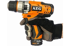 Аккумуляторная ударная дрель-шуруповерт AEG BSB12C2 LI-202B 4935443964