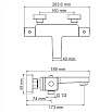 Смеситель для ванны WasserKRAFT Аlme 1511 Thermo