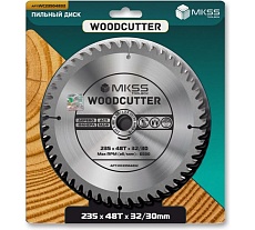 Диск пильный по дереву MKSS Toolbox Woodcutter WC2350 235x48Тх32/30 мм WC23504832