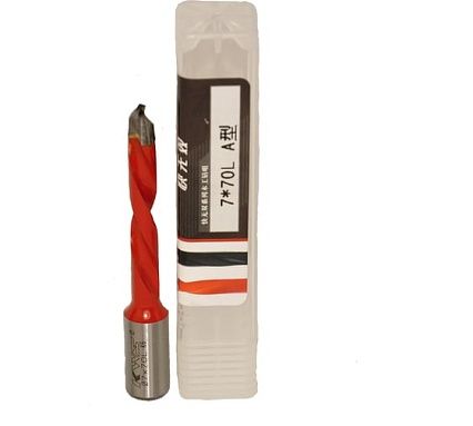 Сверло для глухих отверстий KWS HW 7х43х70 мм, Z=2, L K6 4040-01003-A0770L