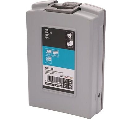 Набор цековок 180 градусов, М3-M10, HSS-G, DIN373, 6 шт RUKO 102450RO