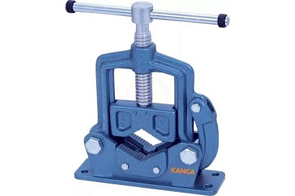 Трубные откидные тиски KANCA 4", без штатива 60205500004