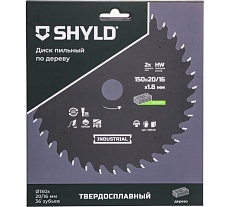Пильный диск SHYLD по дереву твердосплавный 150x20/16 мм, 36 зубьев 6692456