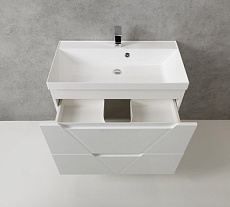 Тумба с раковиной BelBagno Vittoria 80 см Bianco Opaco