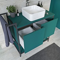 Мебель для ванной Cersanit Botanique 80 см, зеленый