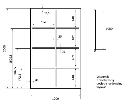 Душевая перегородка Excellent Fabrika 120x200 см