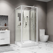 Душевая кабина Niagara Standart ST90/15Q/BK 90x90 стекло прозрачное, без крыши, без г/м