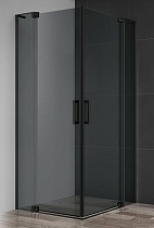 Душевой уголок Cezares SLIDER-A-2-90/100-GRIGIO-NERO 90/100x90/100 серый, черный