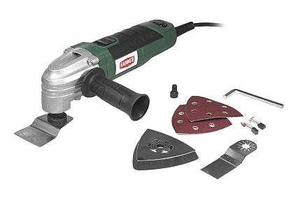 Многофункциональный инструмент Hammer LZK320 320 Вт, 12000-22000 об/мин, 3,5 в кейсе + набор 828060