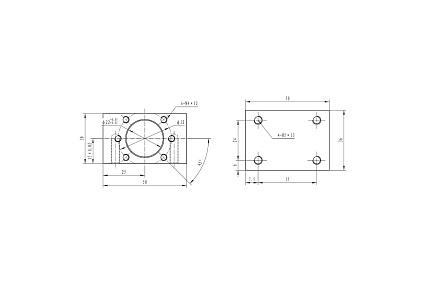 Держатель для гайки TECHNIX ШВП DSG1204