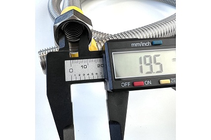 Сильфон для газа TUBOFLEX в оплетке ПВХ 1/2", 0.8 м, ВР/НР 4829541