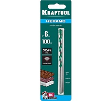Сверло по керамограниту Kraftool Keramo 6x100 мм 29175-100-6