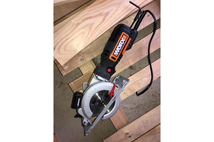Дисковая электрическая пила Worx 710Вт, 120 мм, кейс, WX427