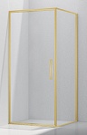 Душевой уголок Vincea Slim 8mm VSR-4SLP9090CLG 90x90 брашированное золото, прозрачный