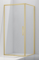 Душевой уголок Vincea Slim 8mm VSR-4SLP9090CLG 90x90 брашированное золото, прозрачный