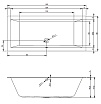 Акриловая ванна Riho Lugo 180x80см B133001005