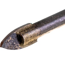 Сверло по стеклу керамике (4х75 мм; 1/4HEX) Heller 50092