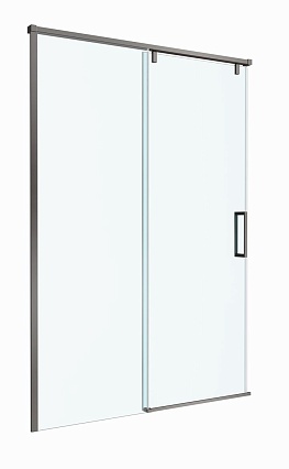 Душевая дверь BelBagno SOFT_CLOSE-1-BF-1-130-C-GM 130x200 прозрачная, оружейная сталь Душевая дверь BelBagno SOFT_CLOSE-1-BF-1-130-C-GM 130x200 прозрачная, оружейная сталь