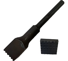 Бучарда квадратная 42x42 мм (SDS-MAX, 240 мм, 36 насечек, №7) Пневмо-Трейд БучКв42-42-240-36-7-SDS-MAX