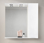 Зеркальный шкаф Belbango MARINO-SPC-800/750-1A-BL-P-R 80 см, правосторонний, Bianco Lucido