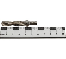 Набор сверел-метчиков Yato М3-М10 7шт HEX YT-44849