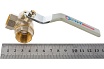 Шаровой кран для воды СТМ СТАНДАРТ 1/2", трехходовой, тип L, рычаг CW3FL012