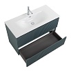 Тумба с раковиной BelBagno Uno 100 см Голубой матовый