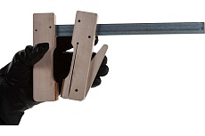 Струбцина BESSEY Klemmy деревянная 200/110, пробковая крошка для щадящего зажима BE-HKL20