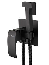 Смеситель Wonzon&Woghand Fit WW-88829009-MB с гигиеническим душем, черный матовый