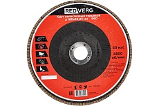 Круг лепестковый торцевой (180х22.23 мм; Р60) Redverg 6624178