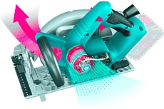 Аккумуляторная циркулярная пила Bosch GKS 18V-68 C 06016B5000