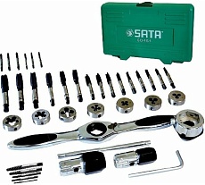 Набор метчиков и плашек Sata 40 предметов 50451