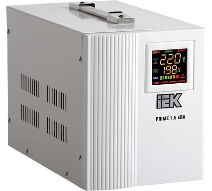 Стабилизатор напряжения IEK Prime, 1.5кВА, переносной, IVS31-1-01500 300295