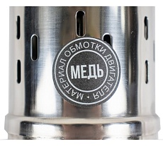 Скважинный многоступенчатый насос Verton DW105/750V (750Вт,Qmax 35л/мин,Hmax 105м,d насоса 76мм,верх.забор) 01.13295.13325