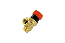 Предохранительный клапан НР 1/2 латунный 2.5 bar Uni-Fitt 242G2522
