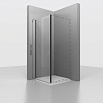 Боковая стенка RGW Z-050-3B 80x200 черный, прозрачное