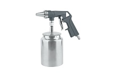 Пескоструйный пистолет FIT алюминиевый нижний бачок 1000 мл, быстросъемное соединение 81083