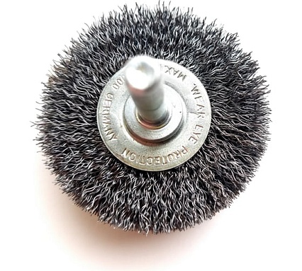 Щетка дисковая проволочная для дрели 50x15x6 мм SHAFT 0.2 NOR NORTON 66254404881