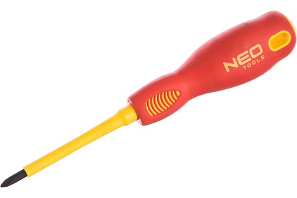 Крестовая отвертка Neo Tools PH1x80 мм 1000 В CrMo 04-072