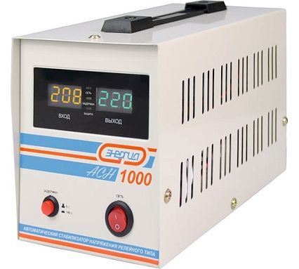 Стабилизатор с цифровым дисплеем Энергия АСН-1000 Е0101-0124