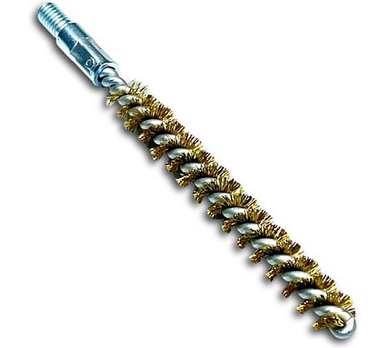 Щетка ерш Lessmann 10х80х115 мм М6, латунь 0.15 мм 500710
